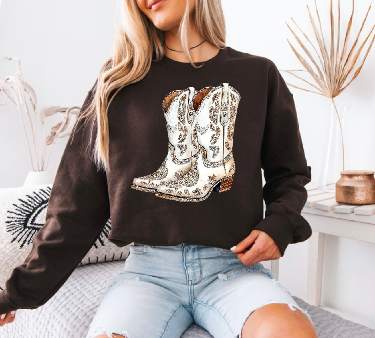 Rhinestone Rodeo Crewneck