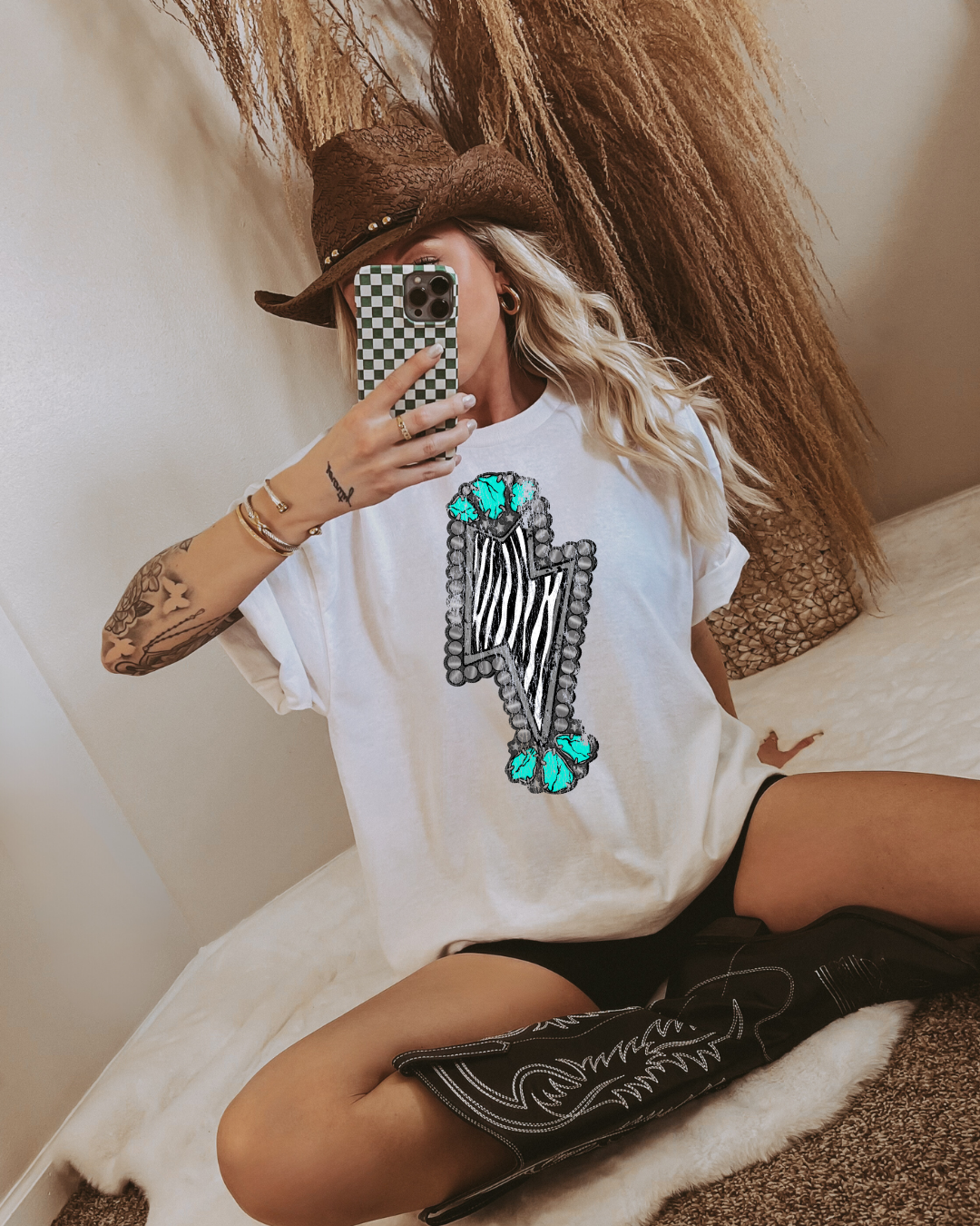 Edgy Cowgirl Graphic Tee