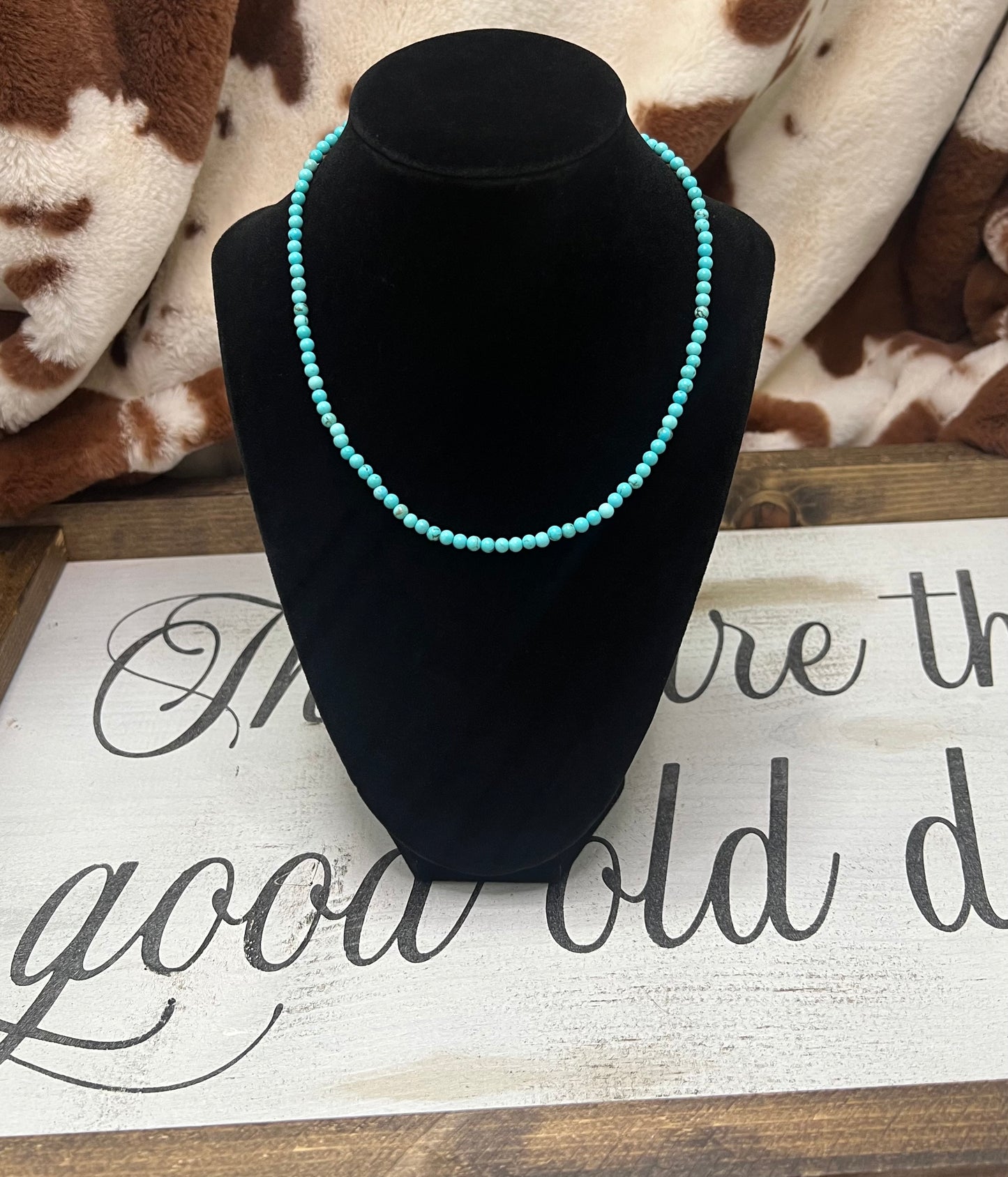 Turquoise Bead Necklace
