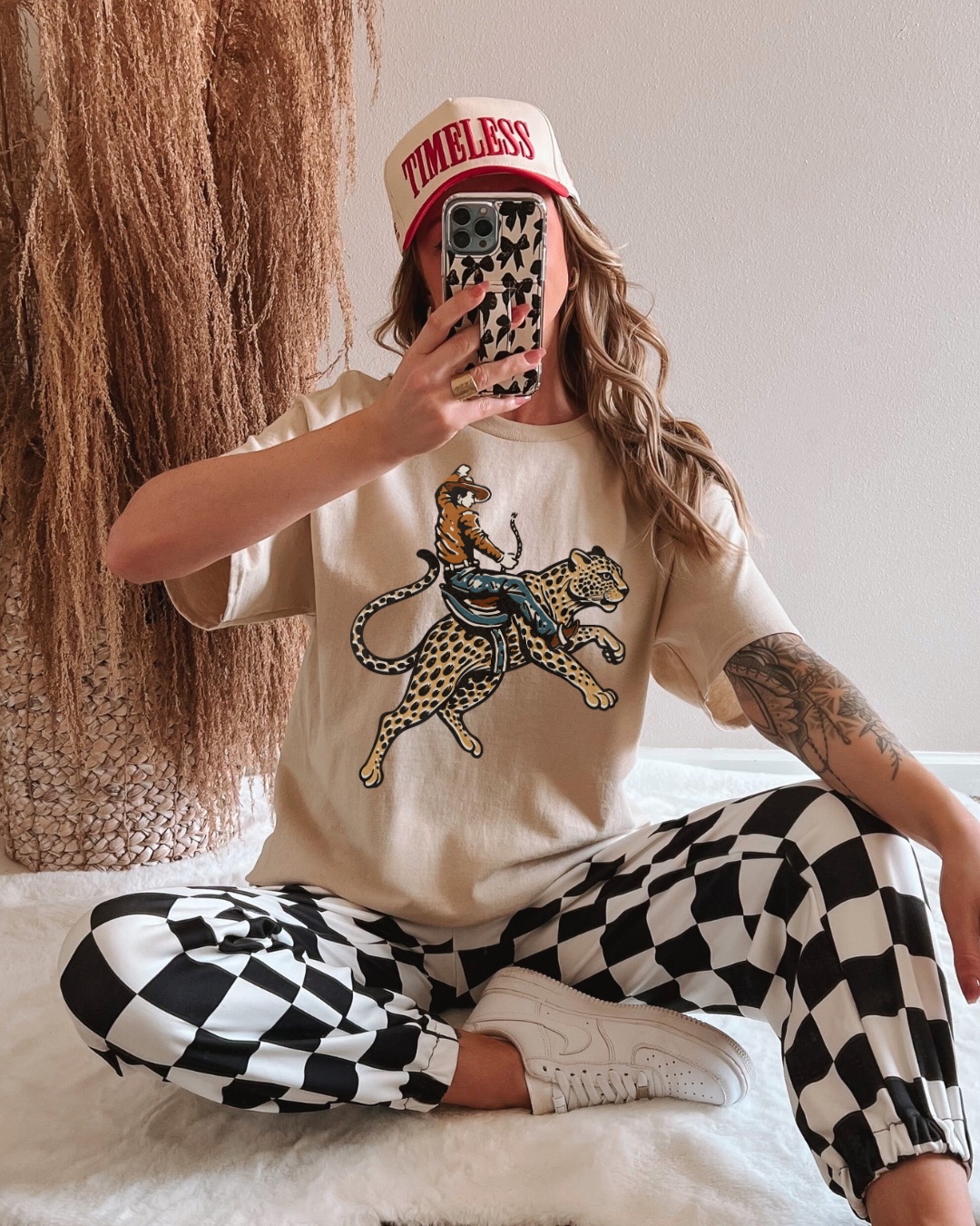 Cheetah Cowboy Graphic Tee
