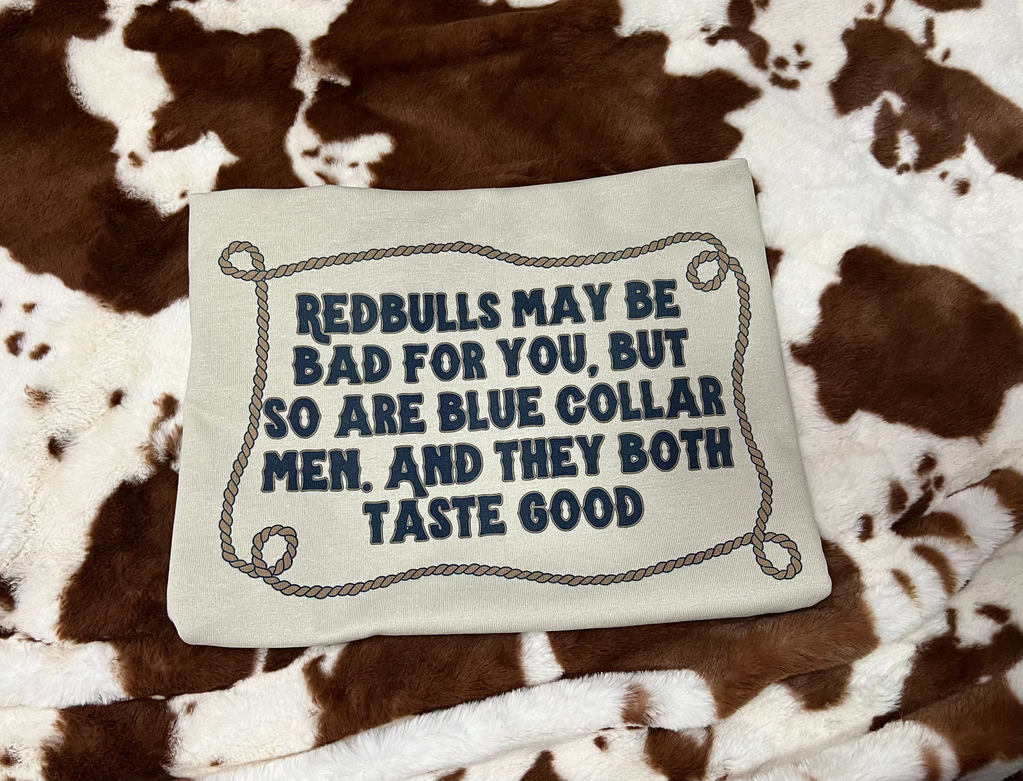 Redbull & Blue Collar Men Graphic Tee