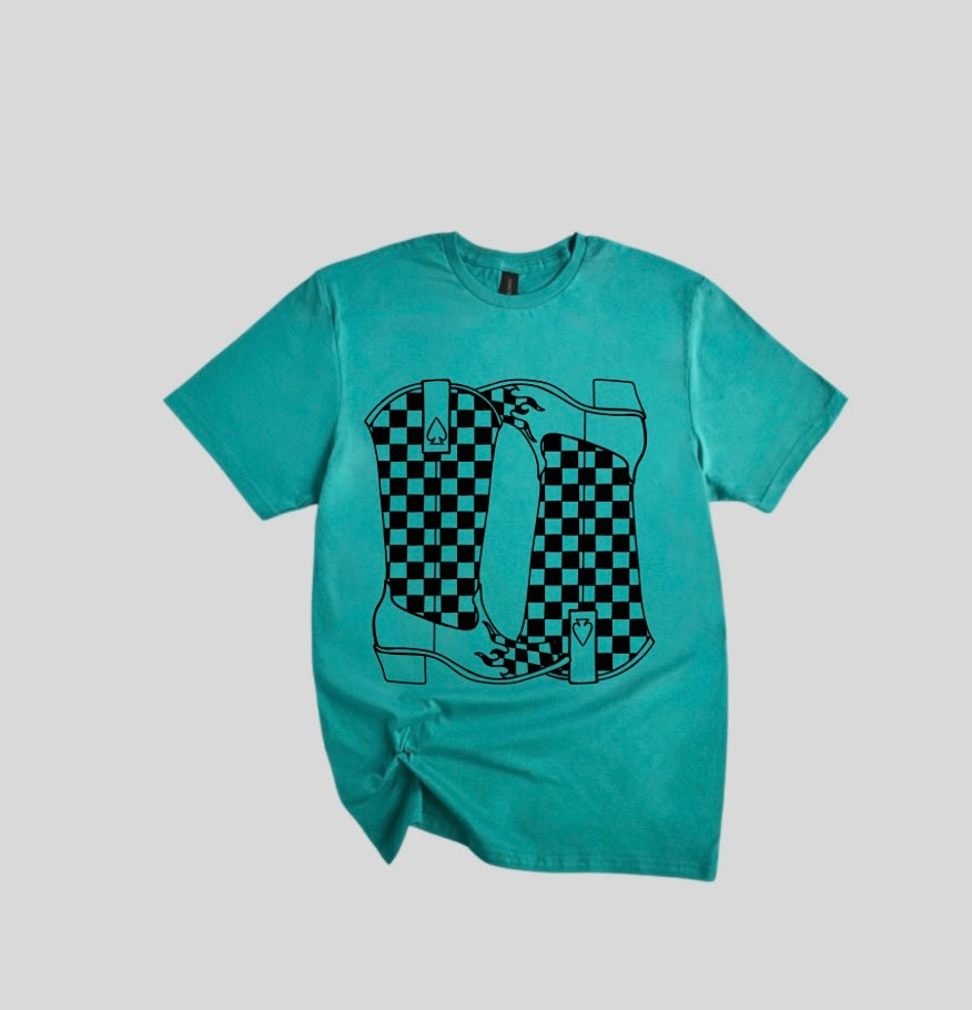Flaming Boots Tee