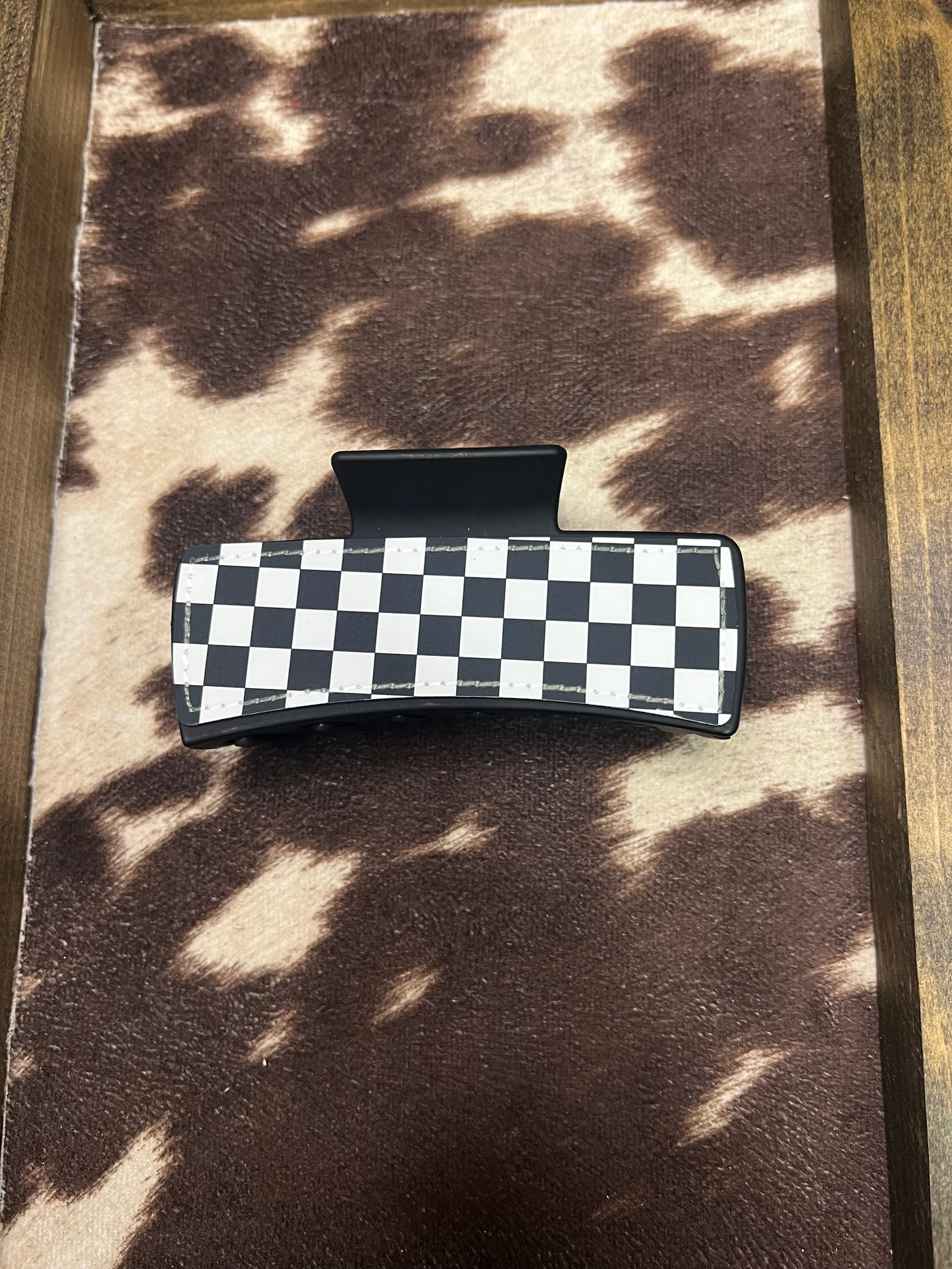 Checkered Claw Clip