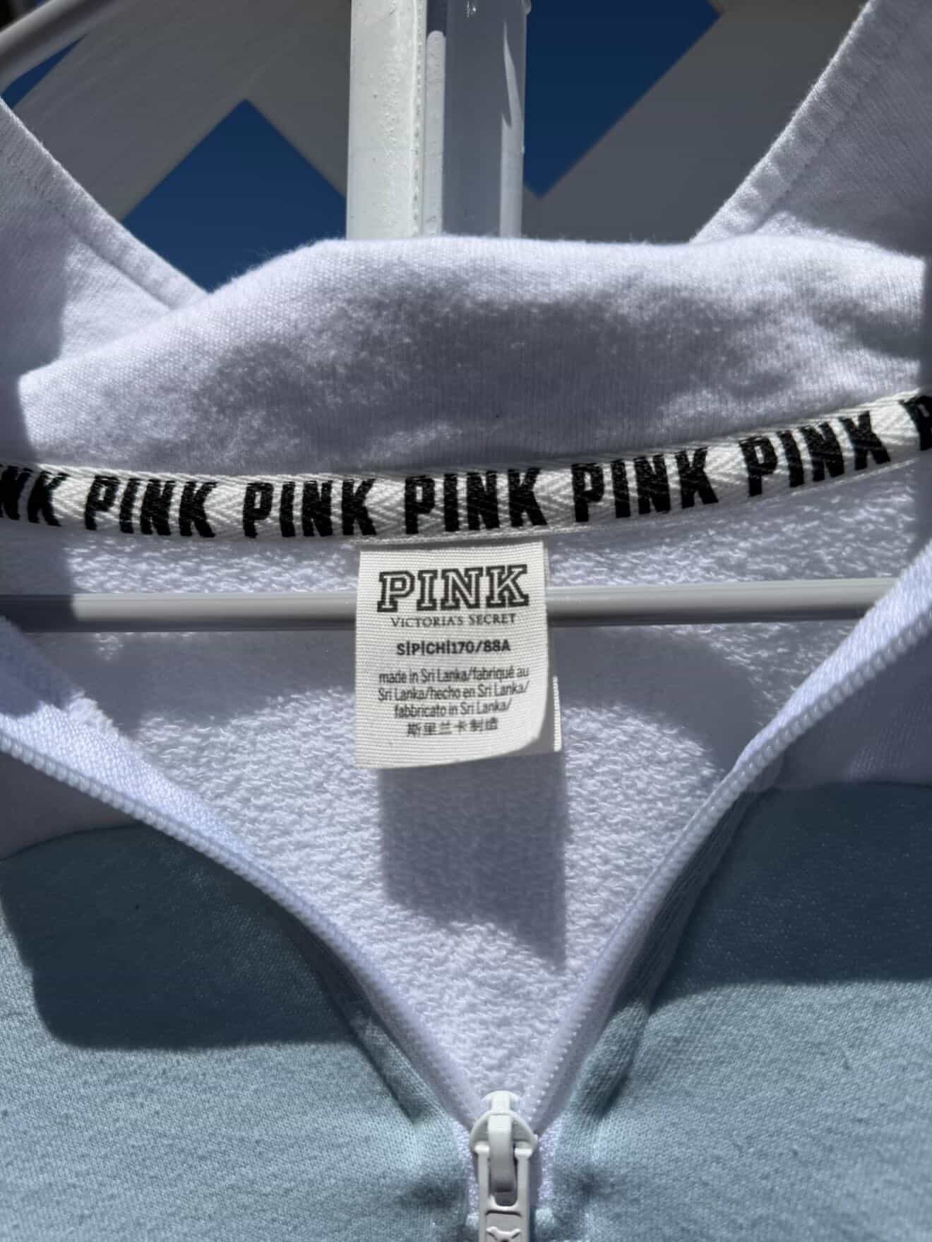 PINK Quarter Zip S