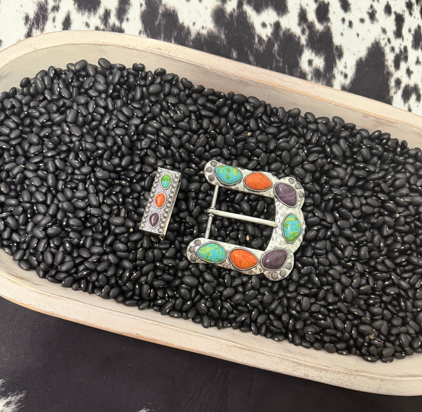 Multicolored Belt Buckle