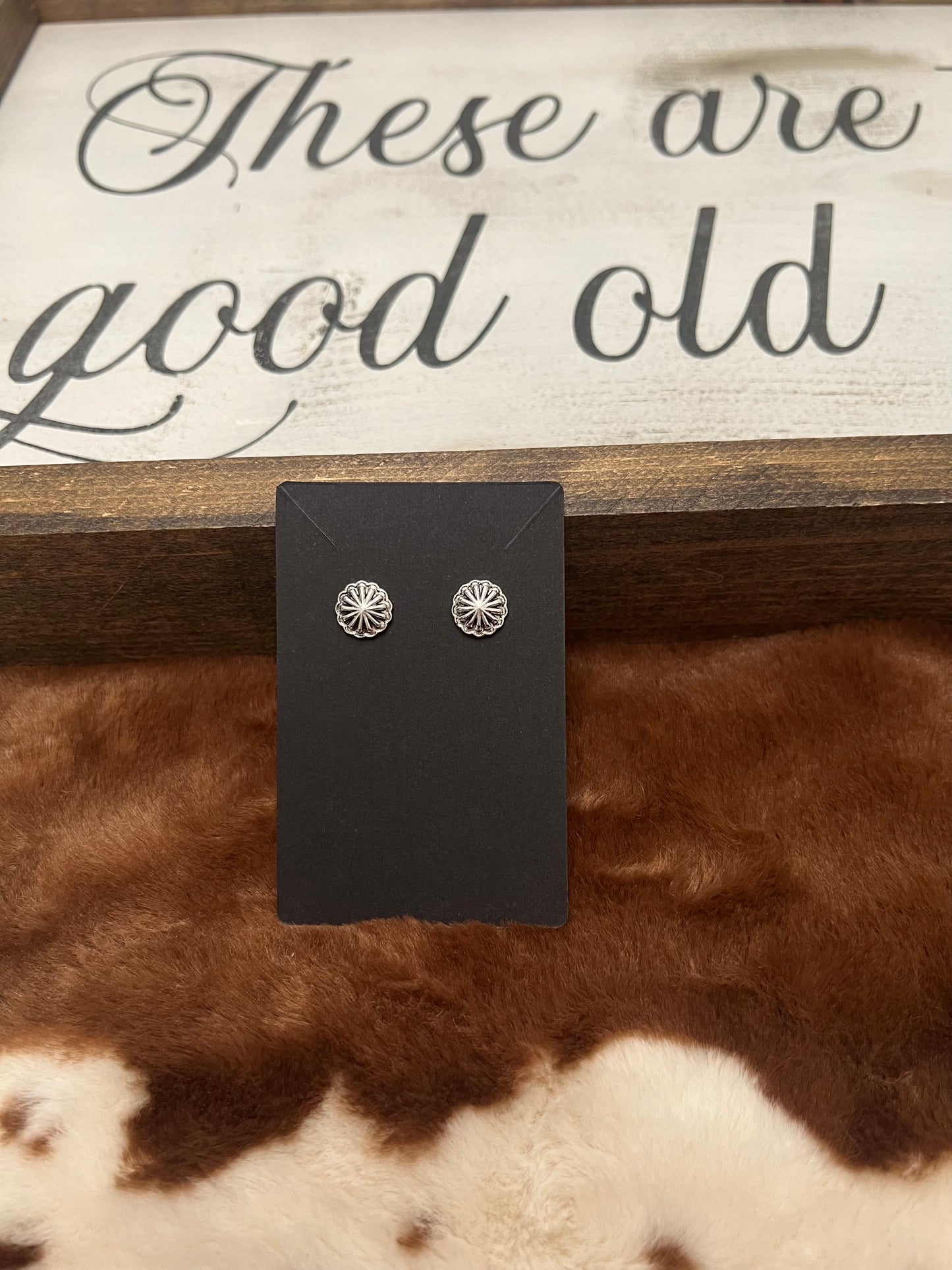 Mini Concho Studs