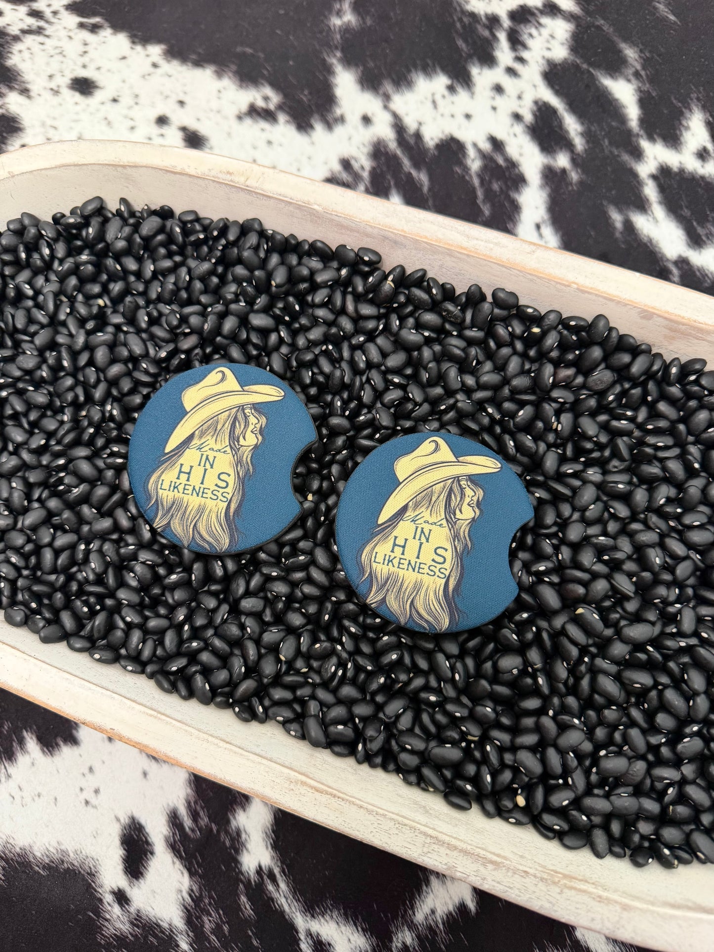 His Likeness Car Coasters