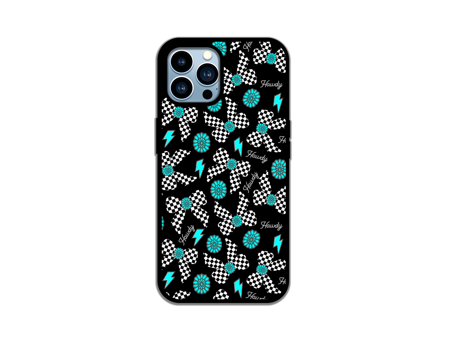 Checkered Bows Phone Case
