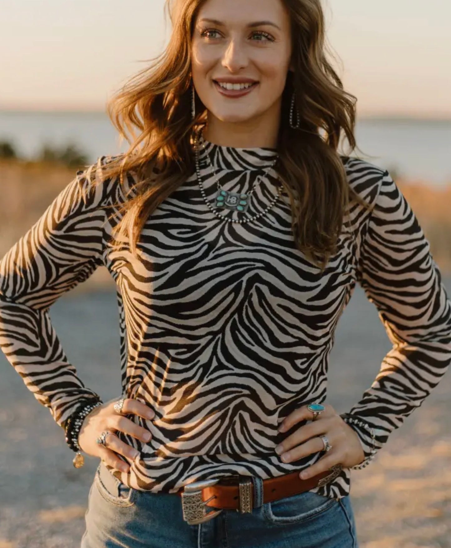 Safari Mesh Top