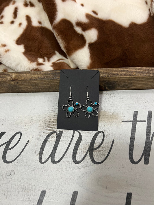Flower Dangle Earrings