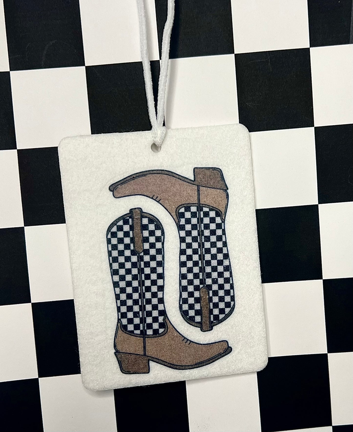 Checkered Boots Freshie