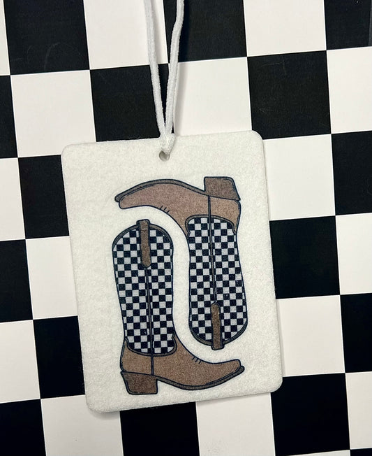 Checkered Boots Freshie