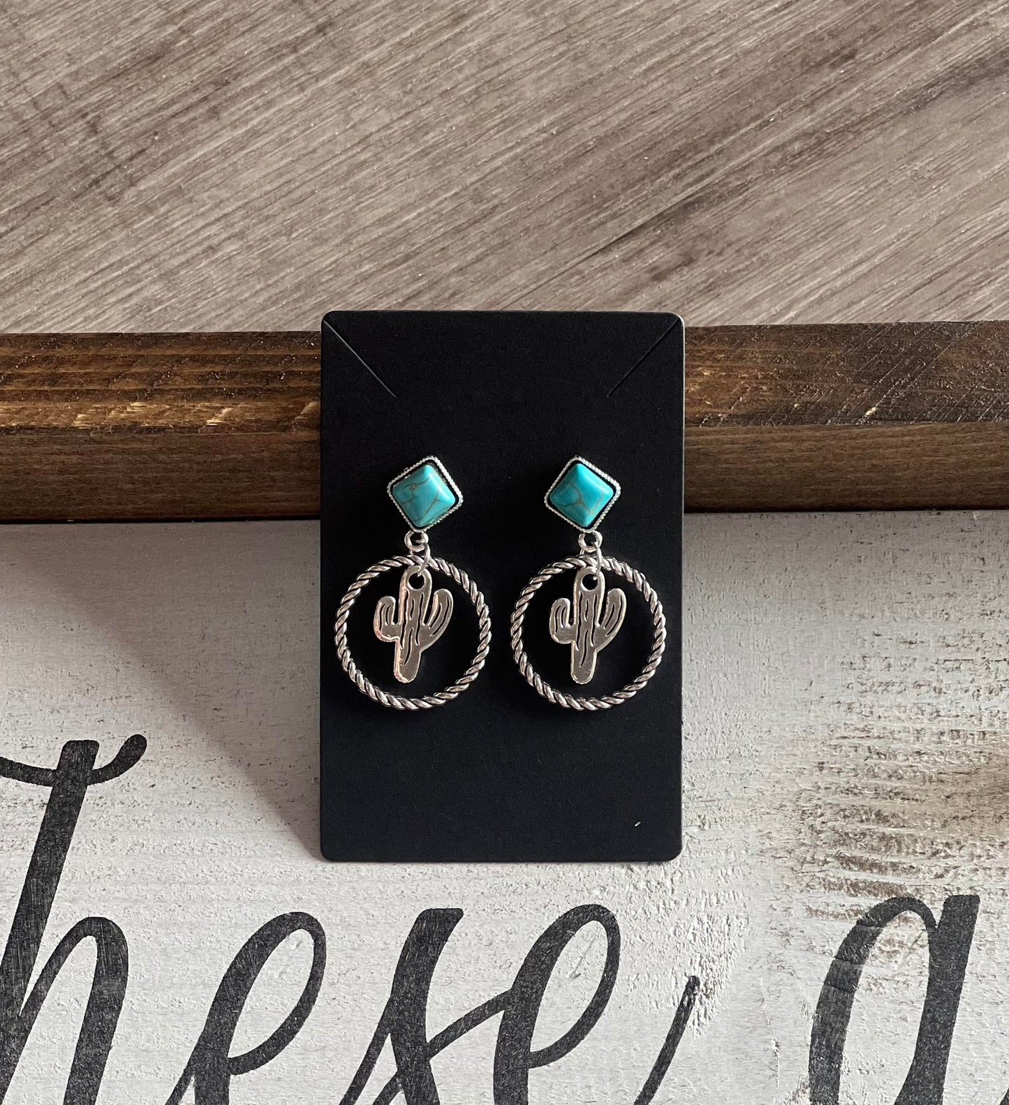 Cactus Stud Earrings