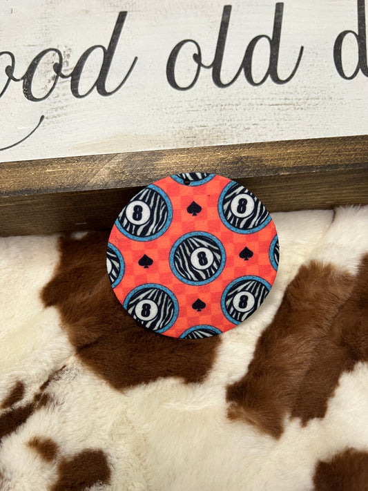 Zebra 8 Ball Freshie