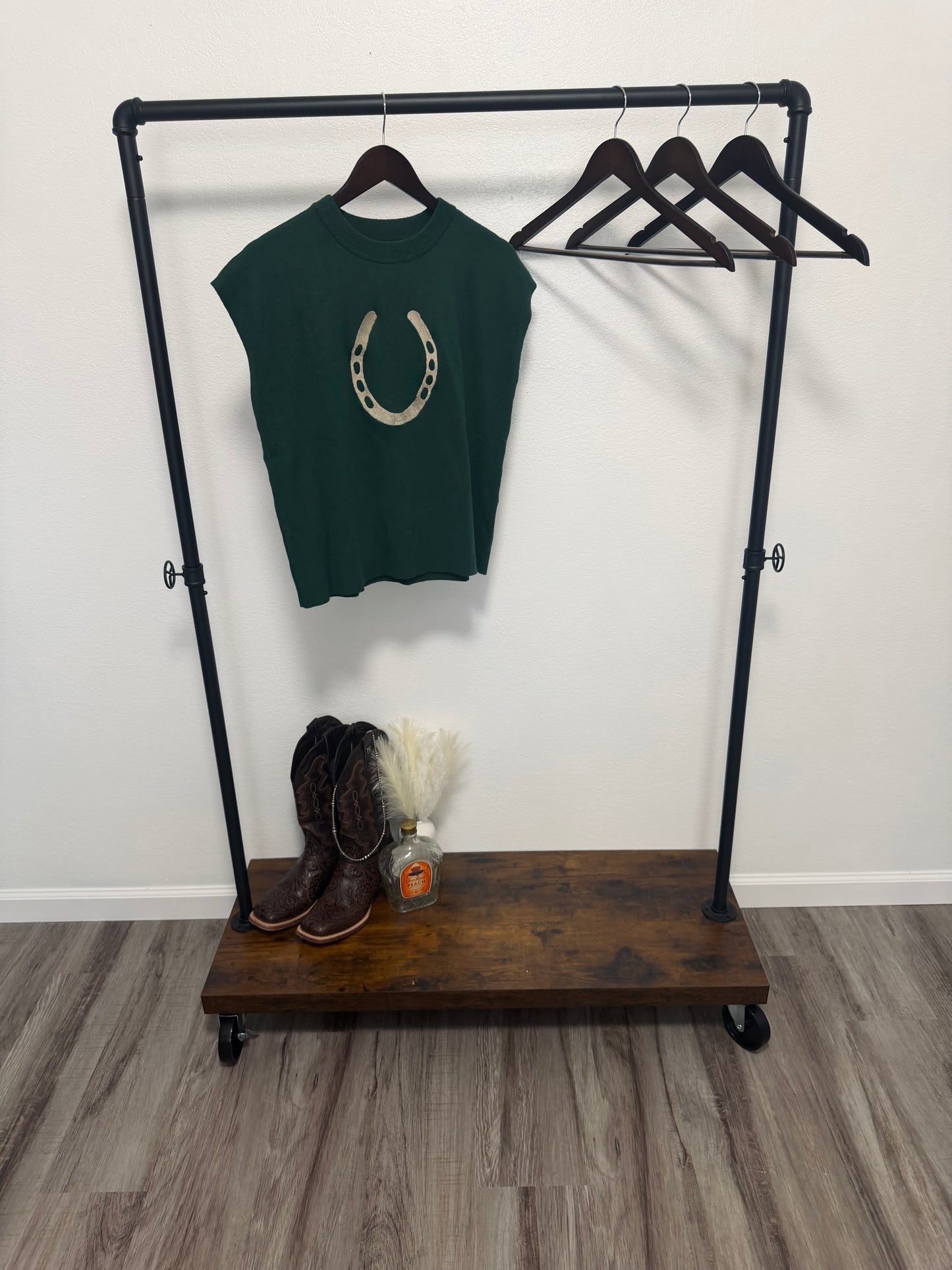 Cowgirl Horseshoe Sweater Top