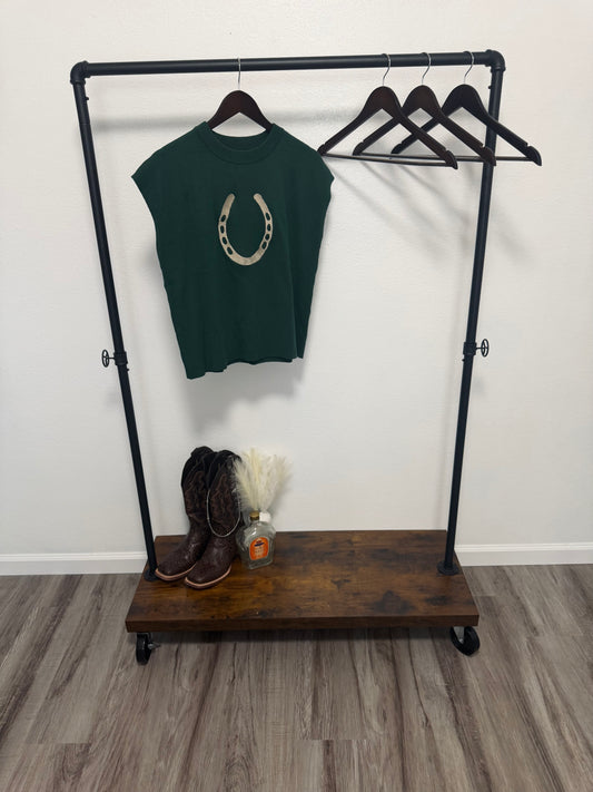 Cowgirl Horseshoe Sweater Top