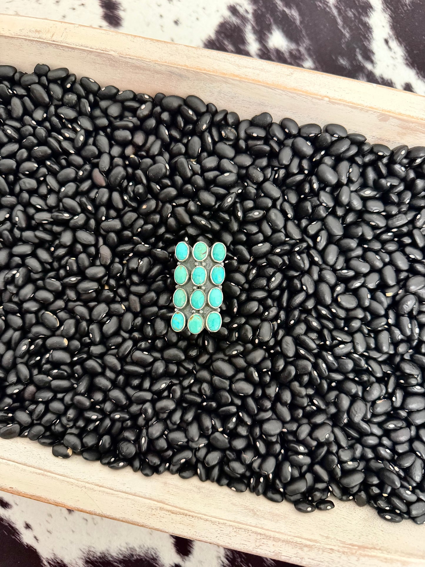 Turquoise Cluster Ring