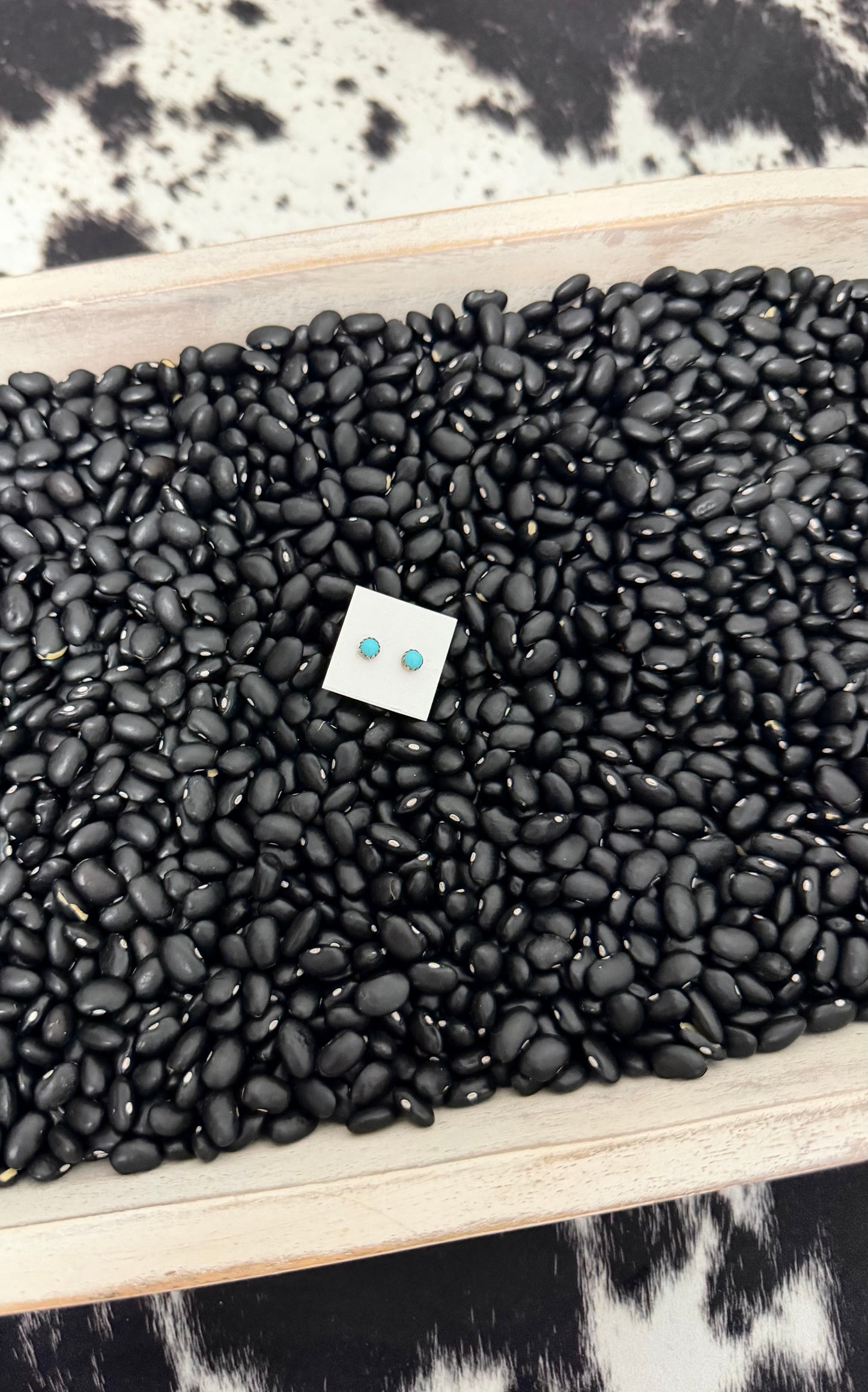 Tiny Turquoise Studs