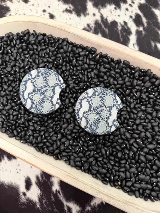 Snakeskin Car Coasters