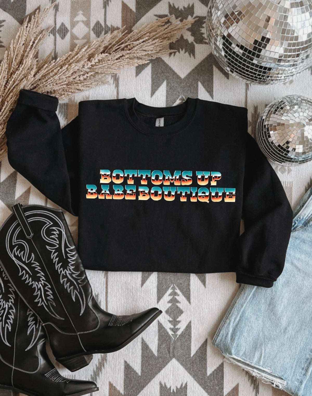 Branded Chrome Crewneck