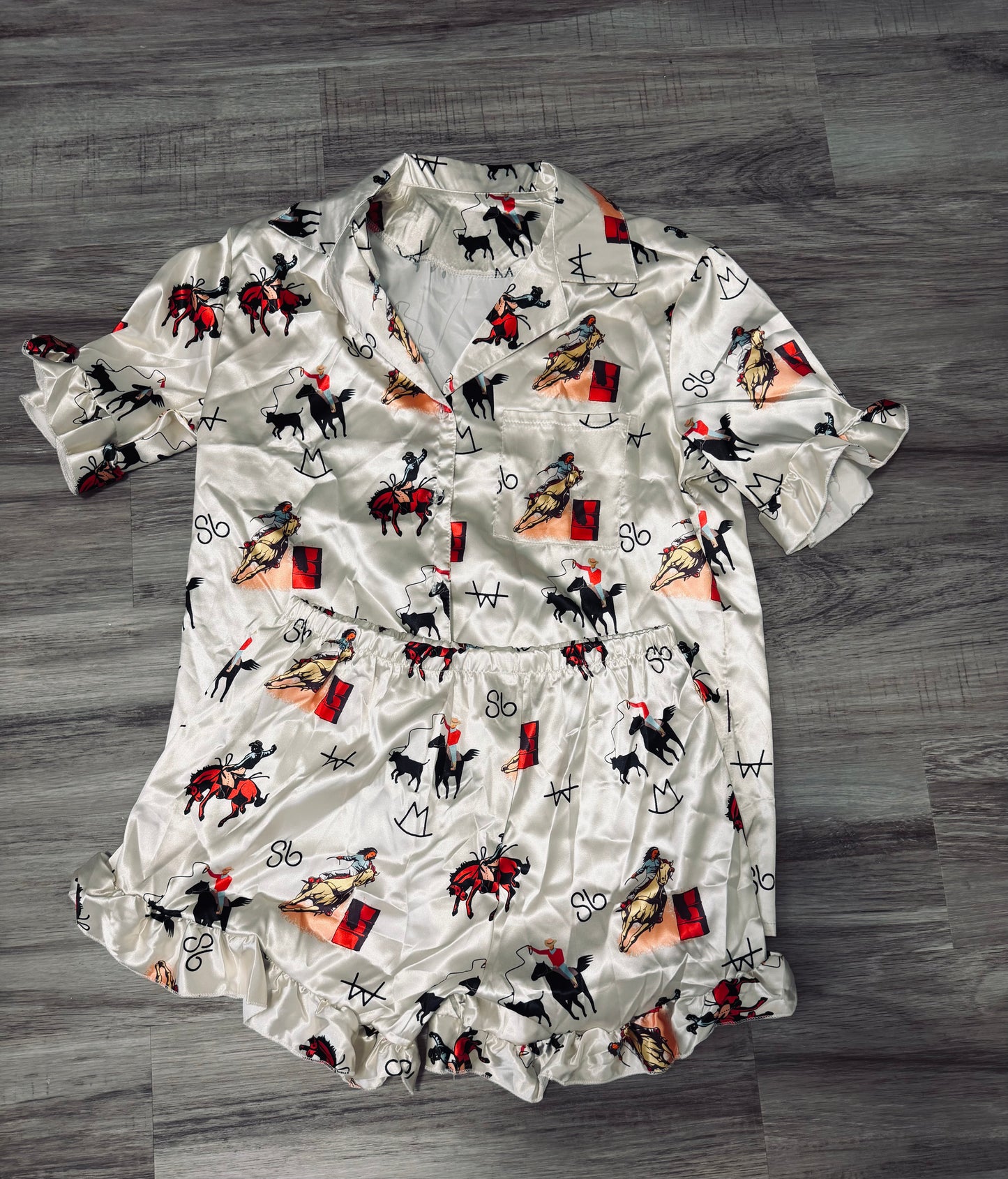L Western Pajamas Set