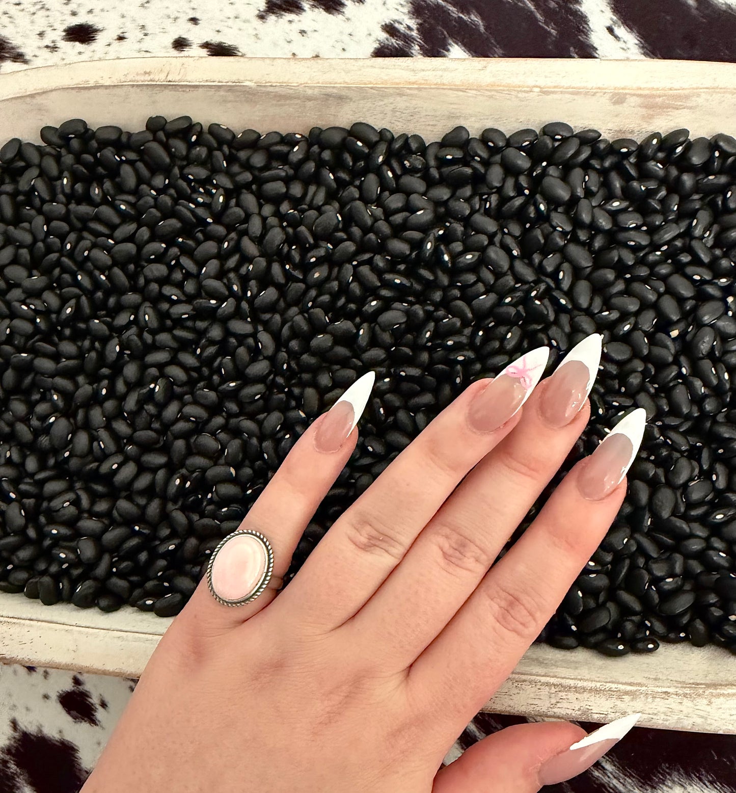 Adjustable Pink Conch Ring