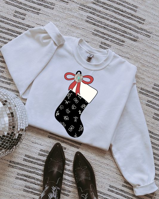 Branded Stocking Crewneck