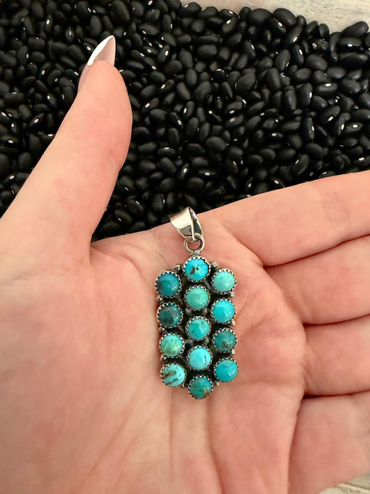 Turquoise Cluster Pendant