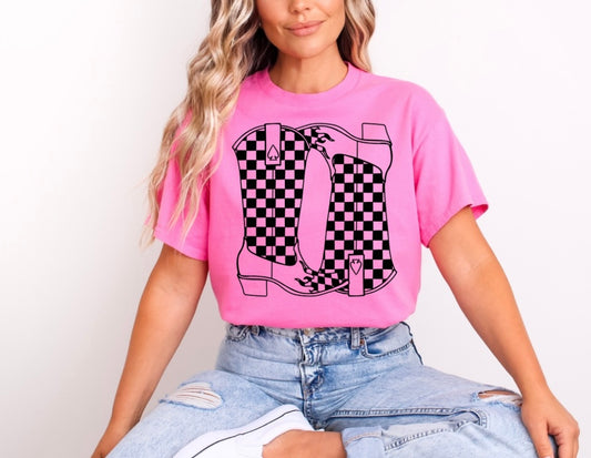 Flaming Boots Tee