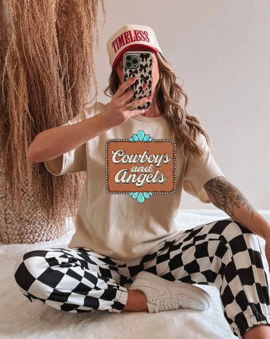 Cowboys & Angels Graphic Tee