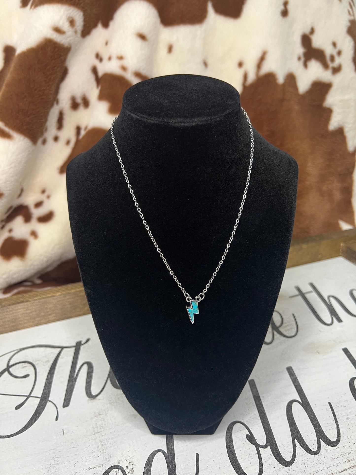 Tiny Bolt Necklace