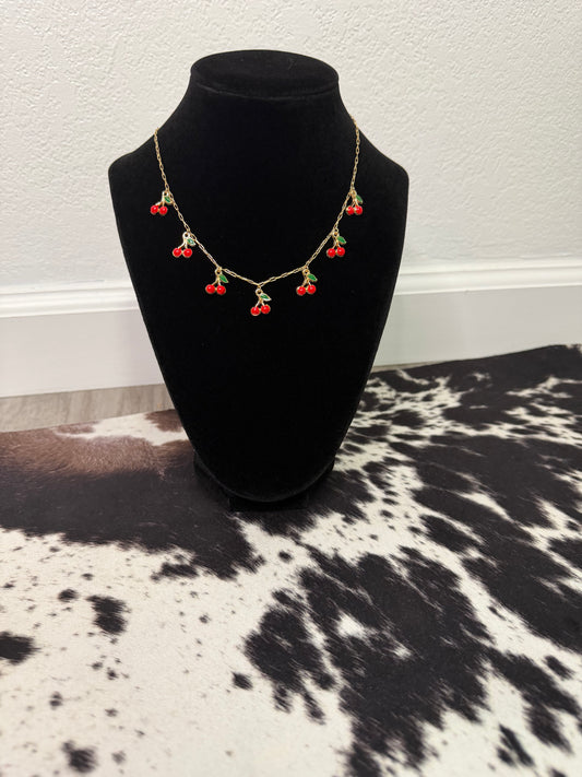Cherry Charm Necklace