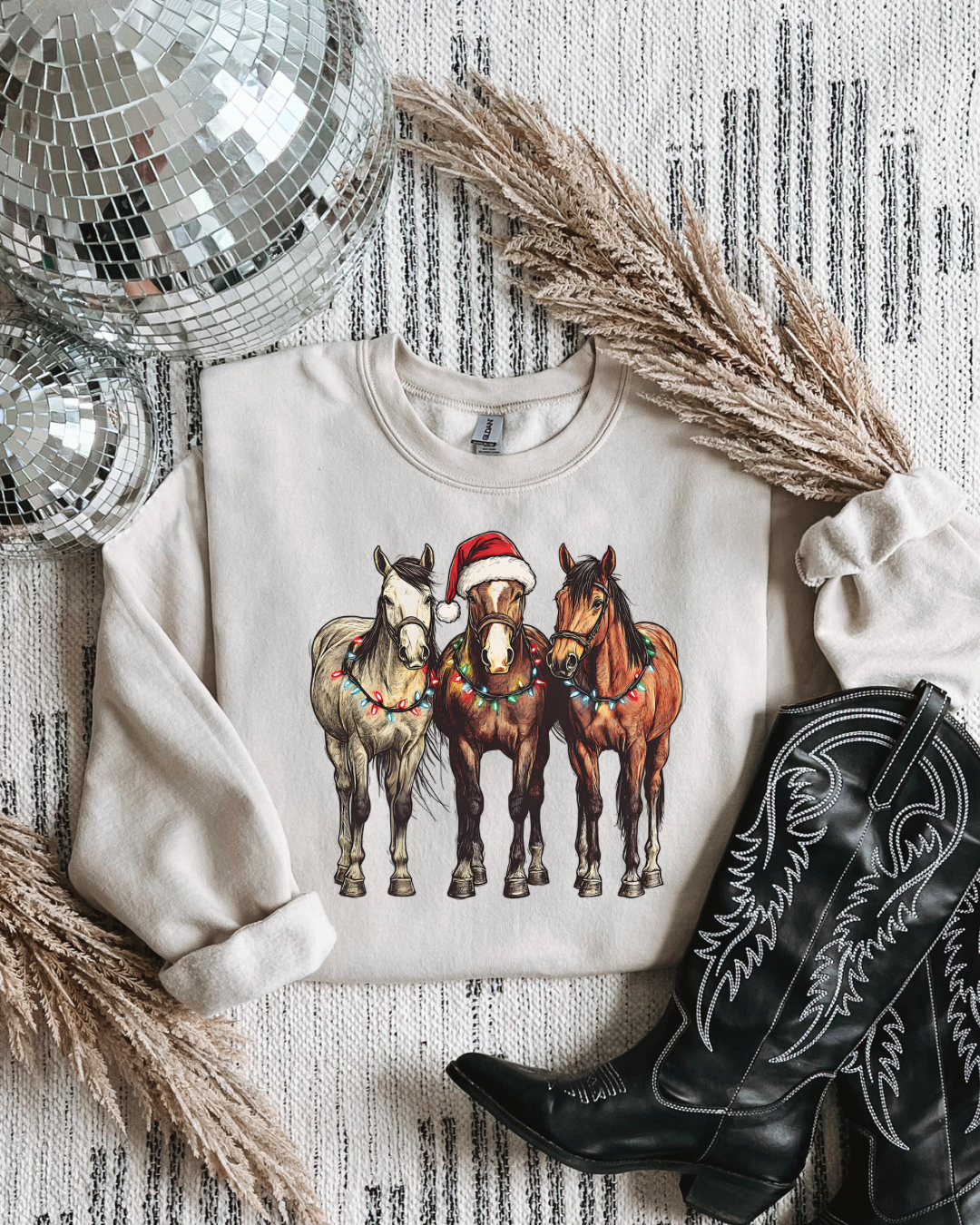Santa’s Horses Graphic