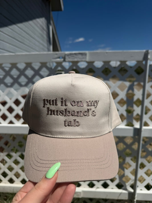 Husbands Tab Trucker Hat