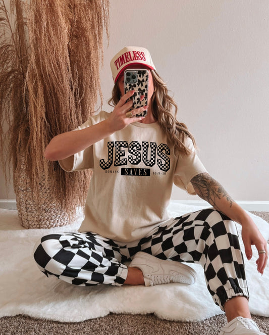 Jesus Saves Graphic Tee