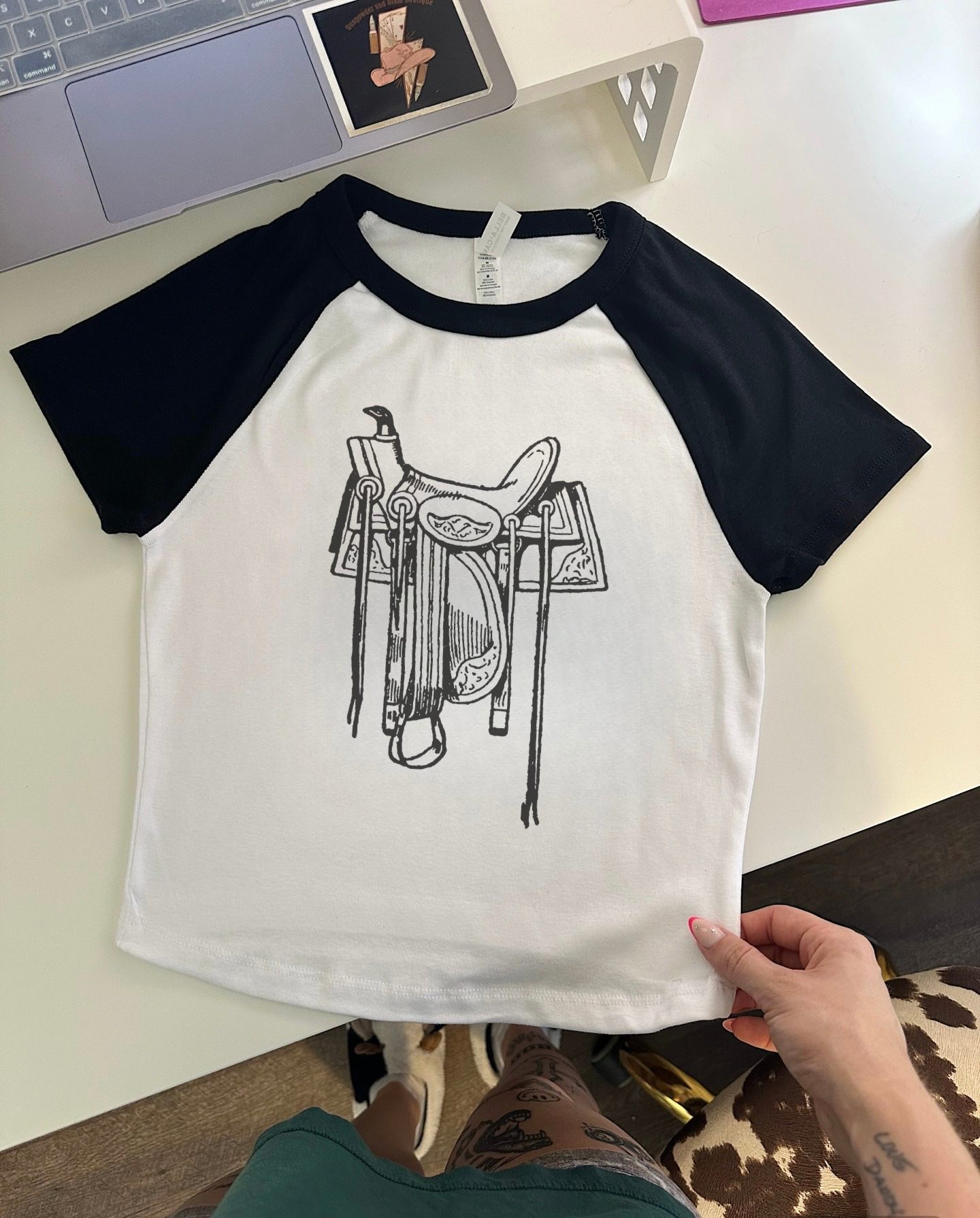 Saddle Up Baby Tee