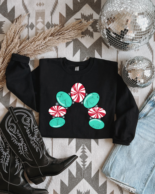 Candy Cane Naja Crewneck