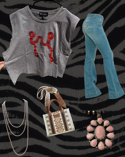Rojo Ranch Cutoff Tee
