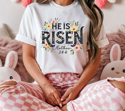 He Is Risen Graphic