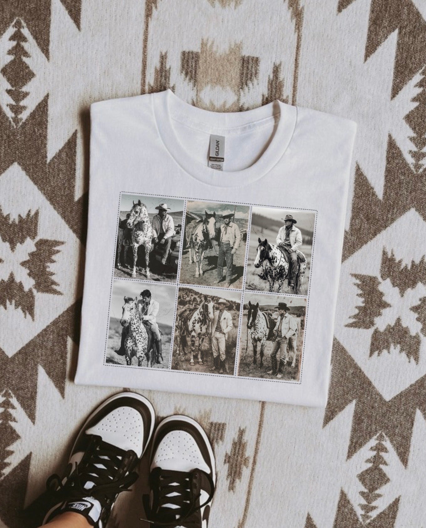 Retro Stamps Graphic Tee