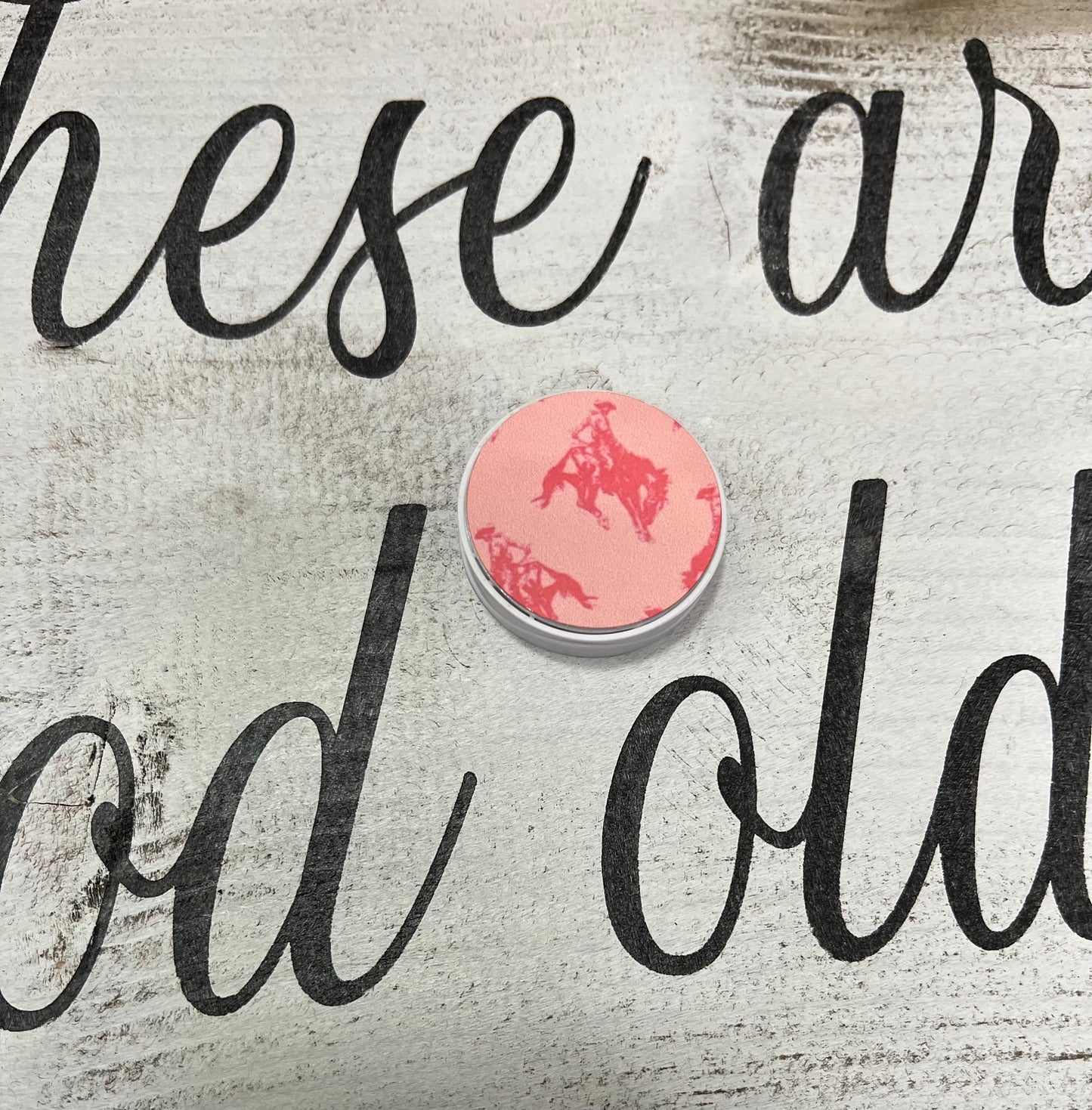 Pink Bronc Pop Socket