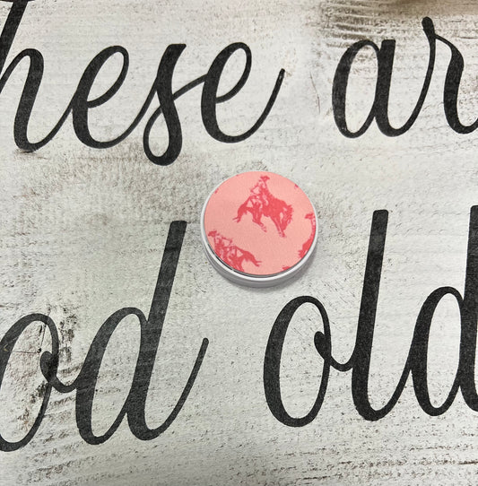 Pink Bronc Pop Socket