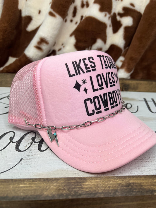 Lightning Bolt Trucker Hat Chain