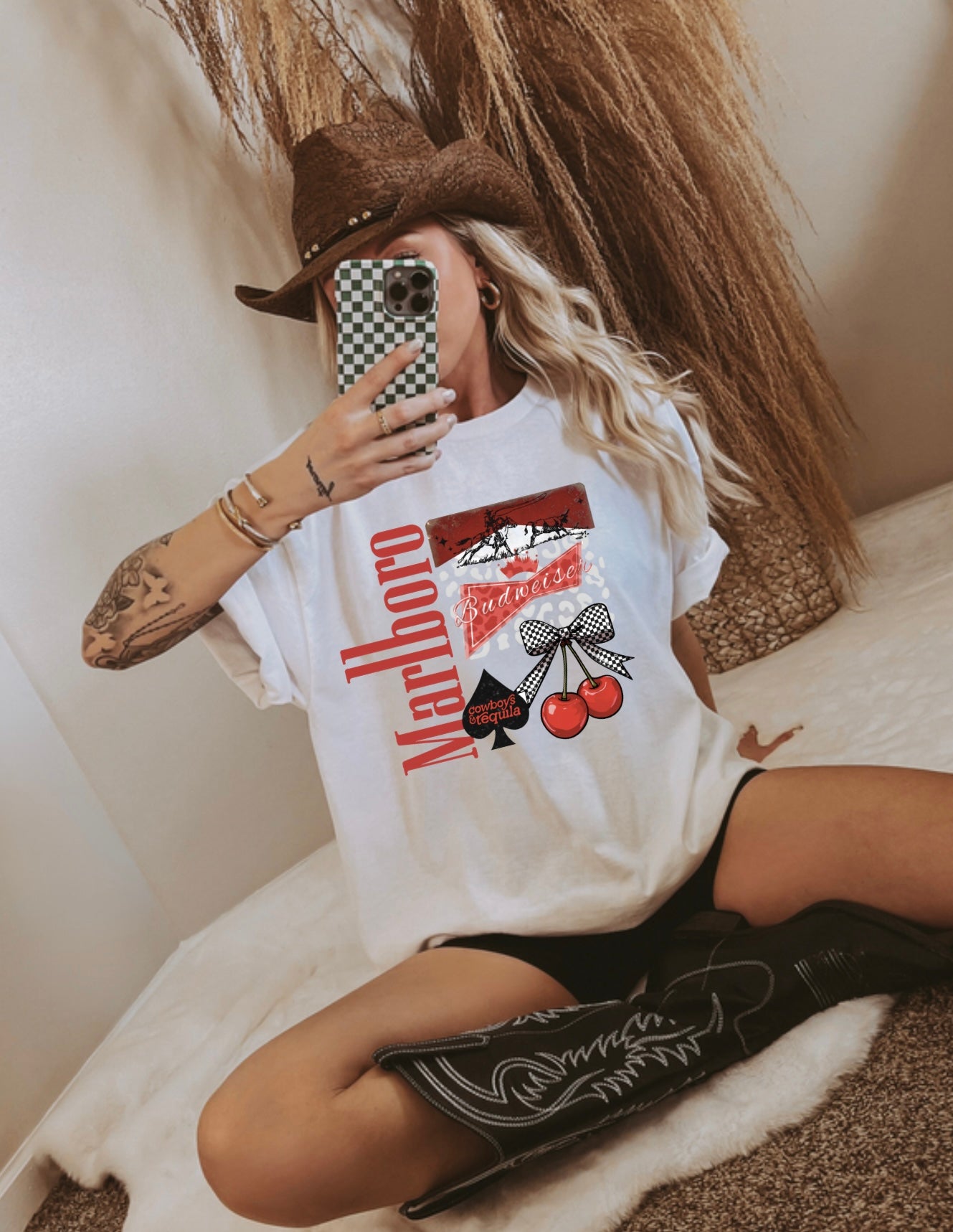 Edgy Collage Graphic Tee