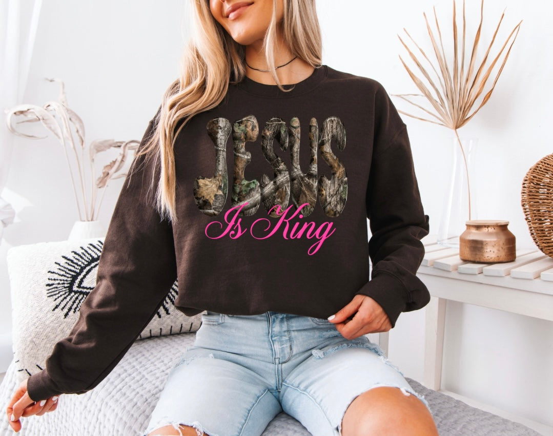 Jesus Is King Crewneck