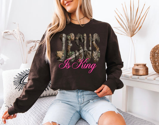 Jesus Is King Crewneck