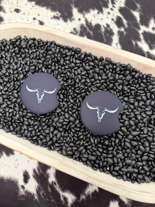 Long Horn Car Coasters
