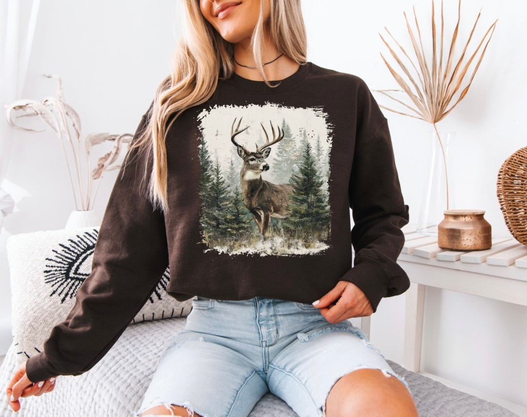 Winter Buck Crewneck