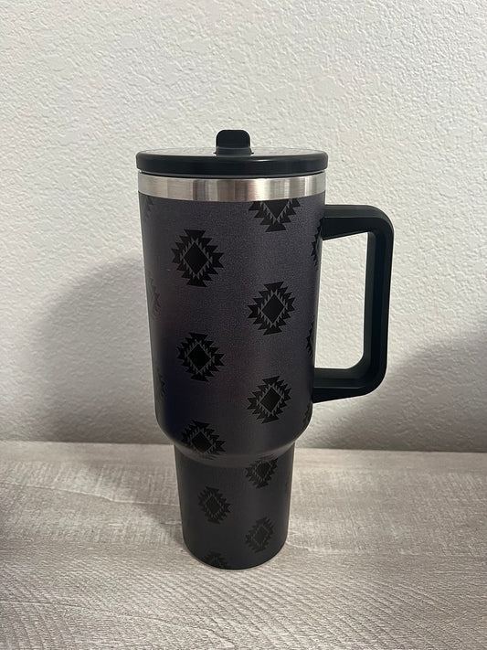 Aztec Print 40 oz Tumbler