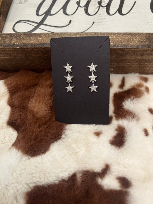 Star Dangle Earrings